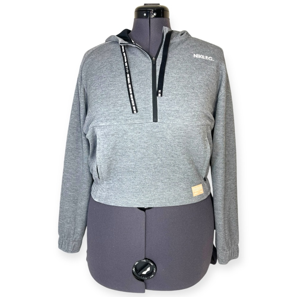 Nike FC Football Dri Fit Set 1/2 Zip Crop Sweatshirt & Sweatpants Women’s XS